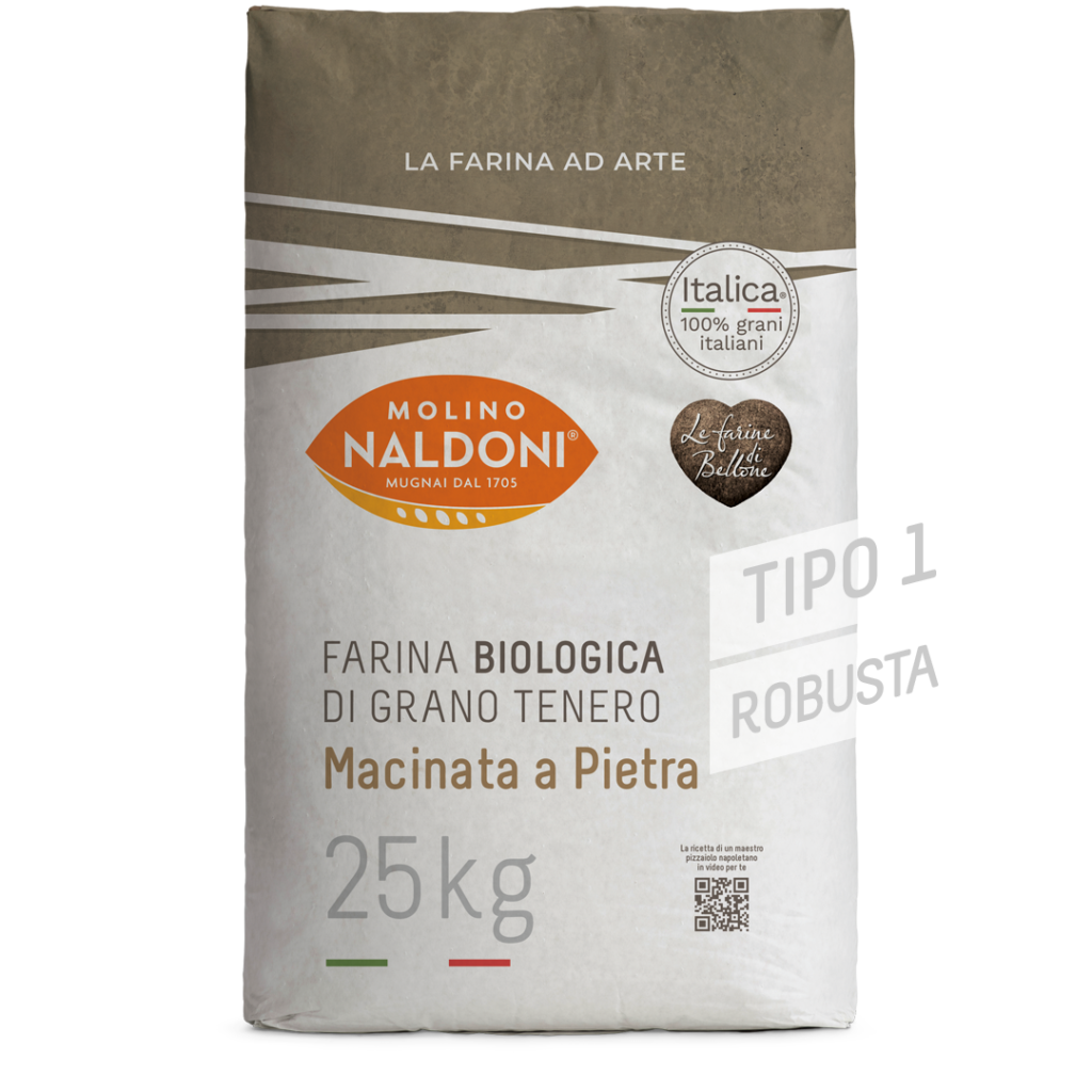 Organic stone-ground flour - TYPE '1' - ROBUSTA